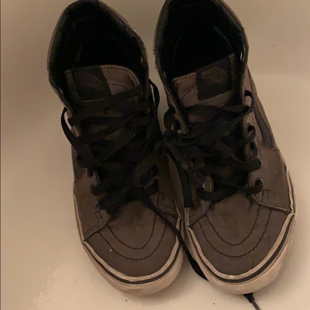 Vans gray hightops